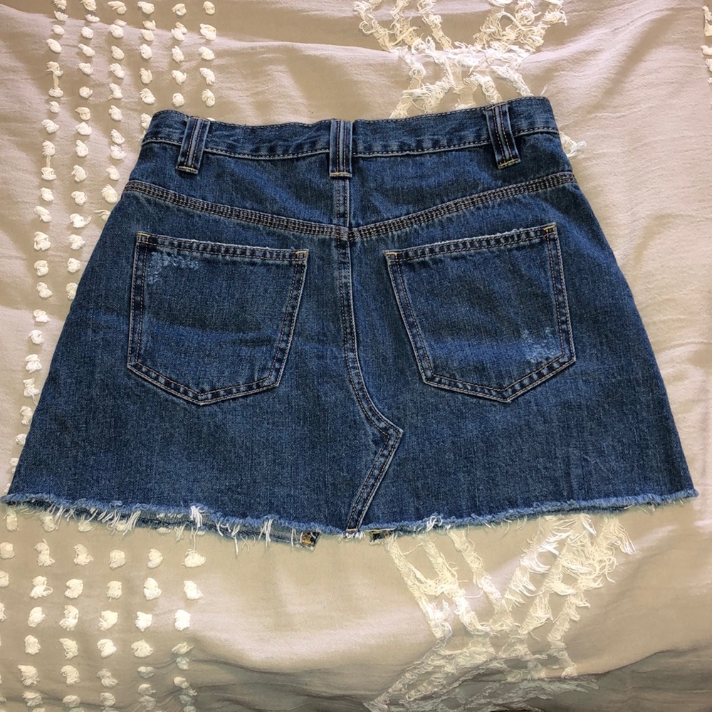 Free People size car mini cotton skirt size 24 - Picture 4 of 6